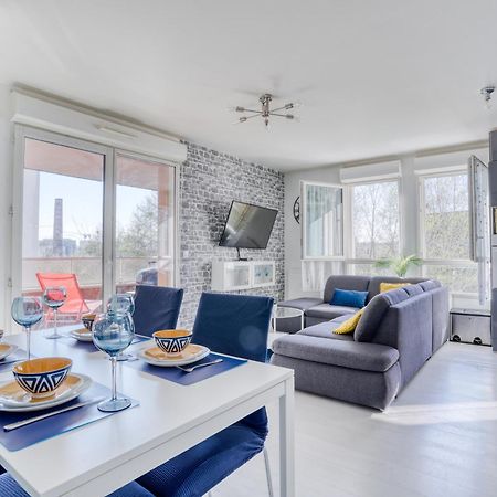 "Le Serenity ", Appartement Spacieux ,Balcon, Parking Prive Gratuit, Netflix, Proche Cdg Et Stade De France Stains Exterior photo