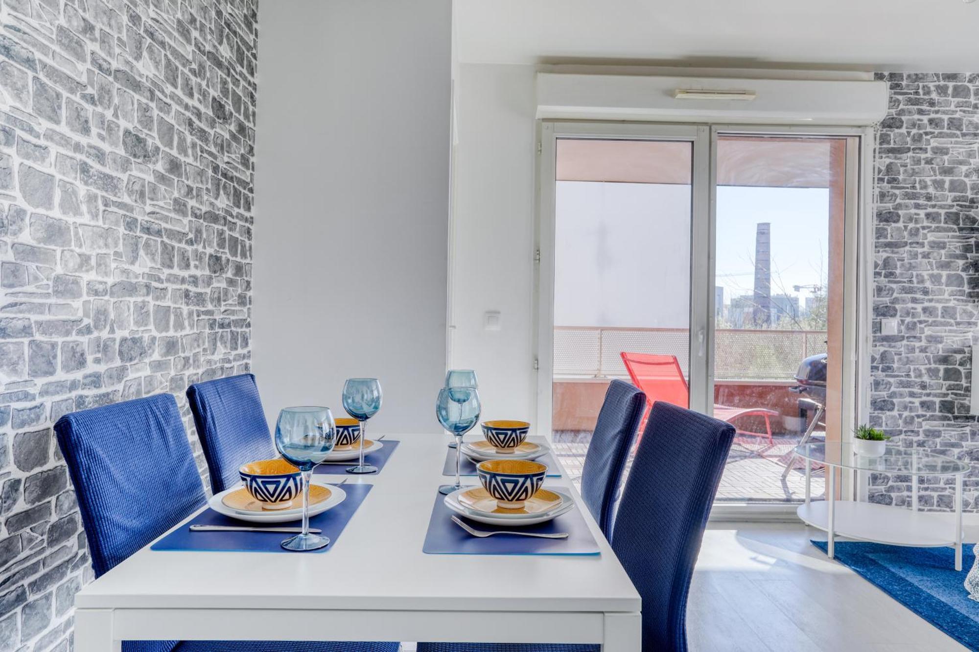 "Le Serenity ", Appartement Spacieux ,Balcon, Parking Prive Gratuit, Netflix, Proche Cdg Et Stade De France Stains Exterior photo