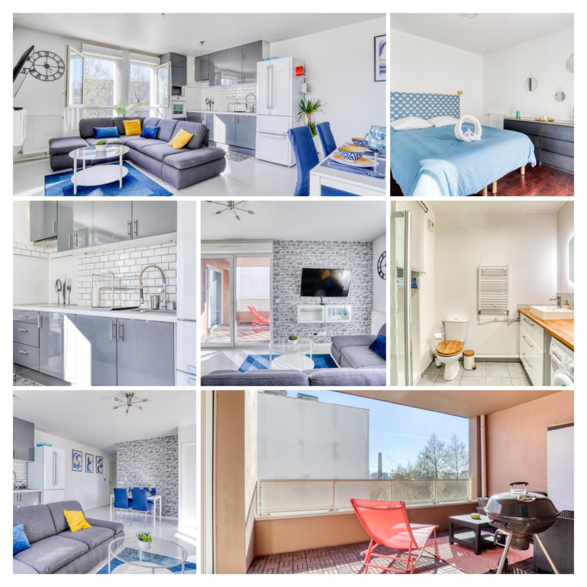 "Le Serenity ", Appartement Spacieux ,Balcon, Parking Prive Gratuit, Netflix, Proche Cdg Et Stade De France Stains Exterior photo